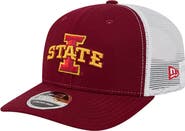 New Era Men's New Era Cardinal Iowa State Cyclones Team 9SEVENTY COOLERA Trucker Adjustable Hat