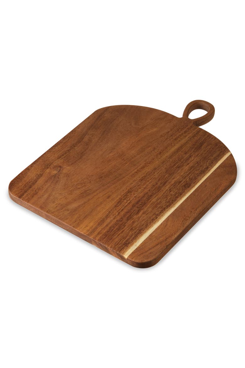 Large Acacia Loop Serve Board, Alternate, color, Wood