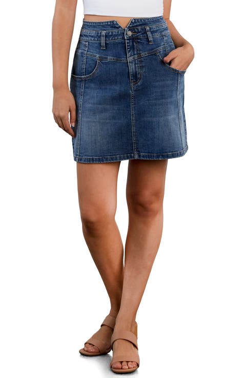 Penelope Denim Miniskirt