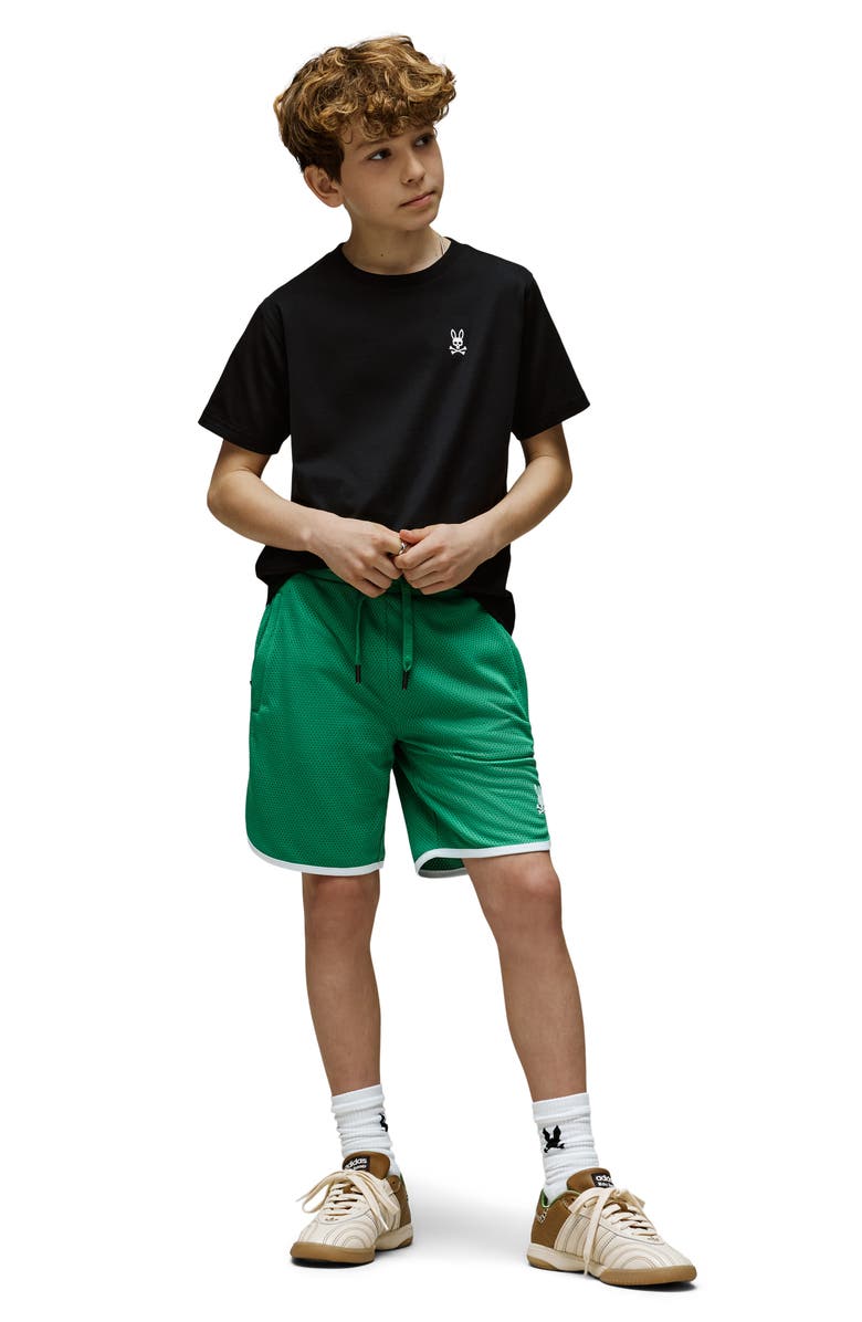 Psycho Bunny Kids' Jasper Logo Graphic T-Shirt, Alternate, color, Black