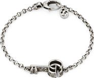 Gucci GG Silver Key Bracelet