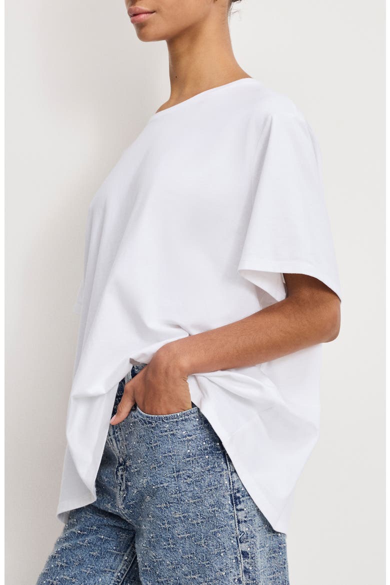 Oversize Cotton T-Shirt, Alternate, color, WHITE001