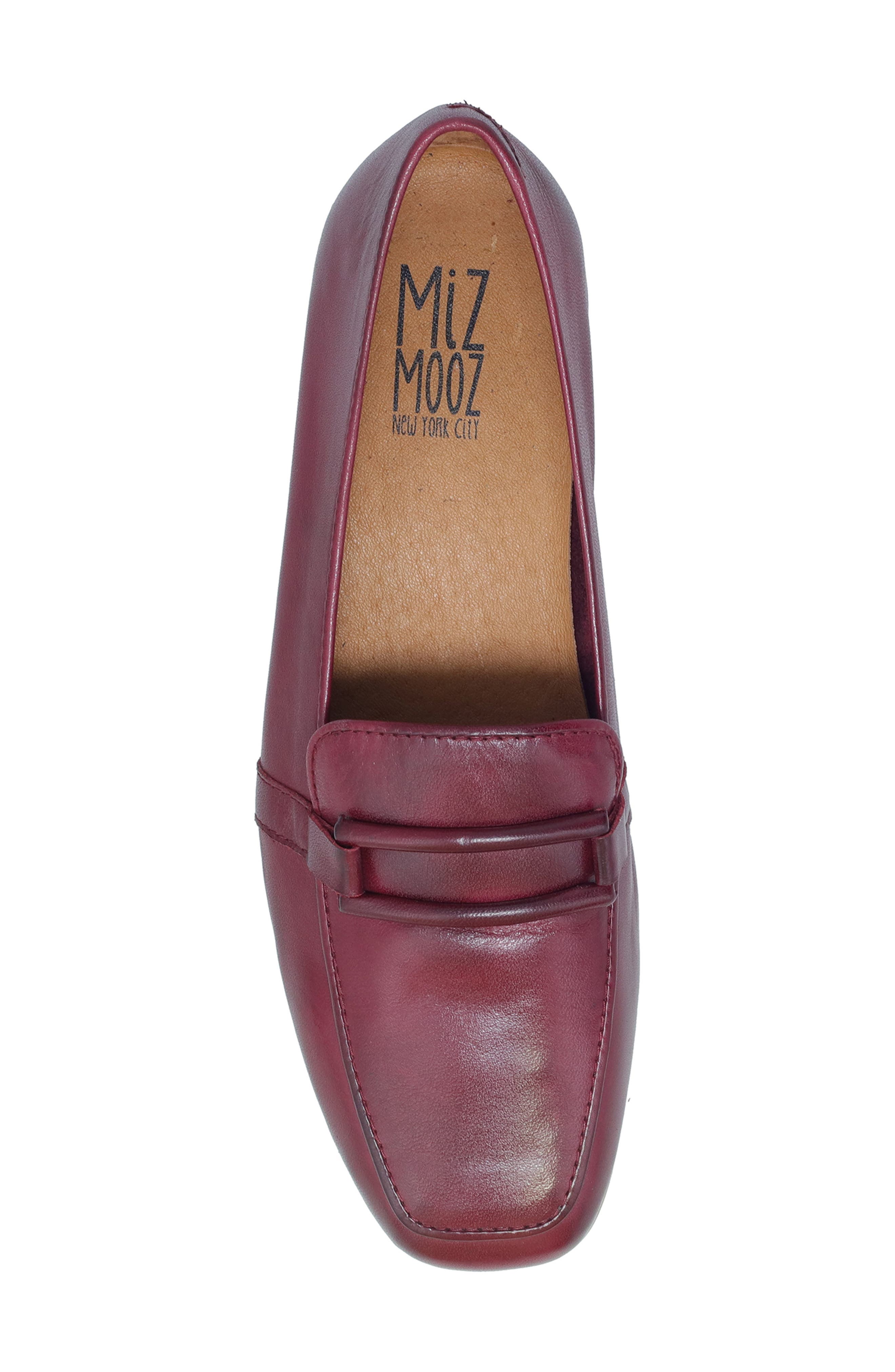Miz Mooz Ziya Penny Loafer, Alternate, color, Bordeaux