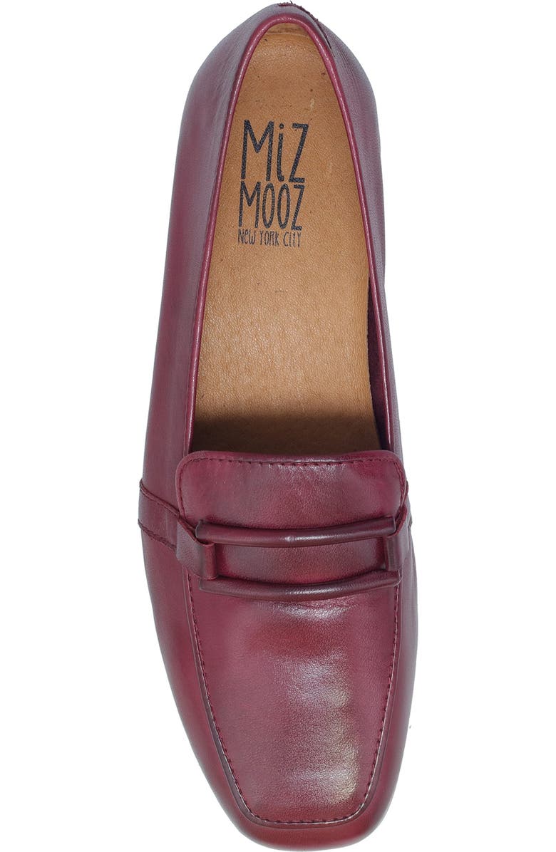 Miz Mooz Ziya Penny Loafer, Alternate, color, Bordeaux