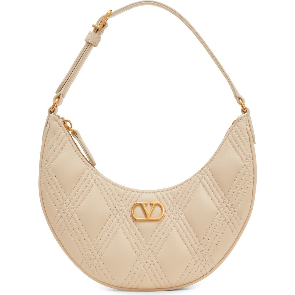 Valentino Garavani Hobo Quiltie 67 Mini Leather Top Handle Bag