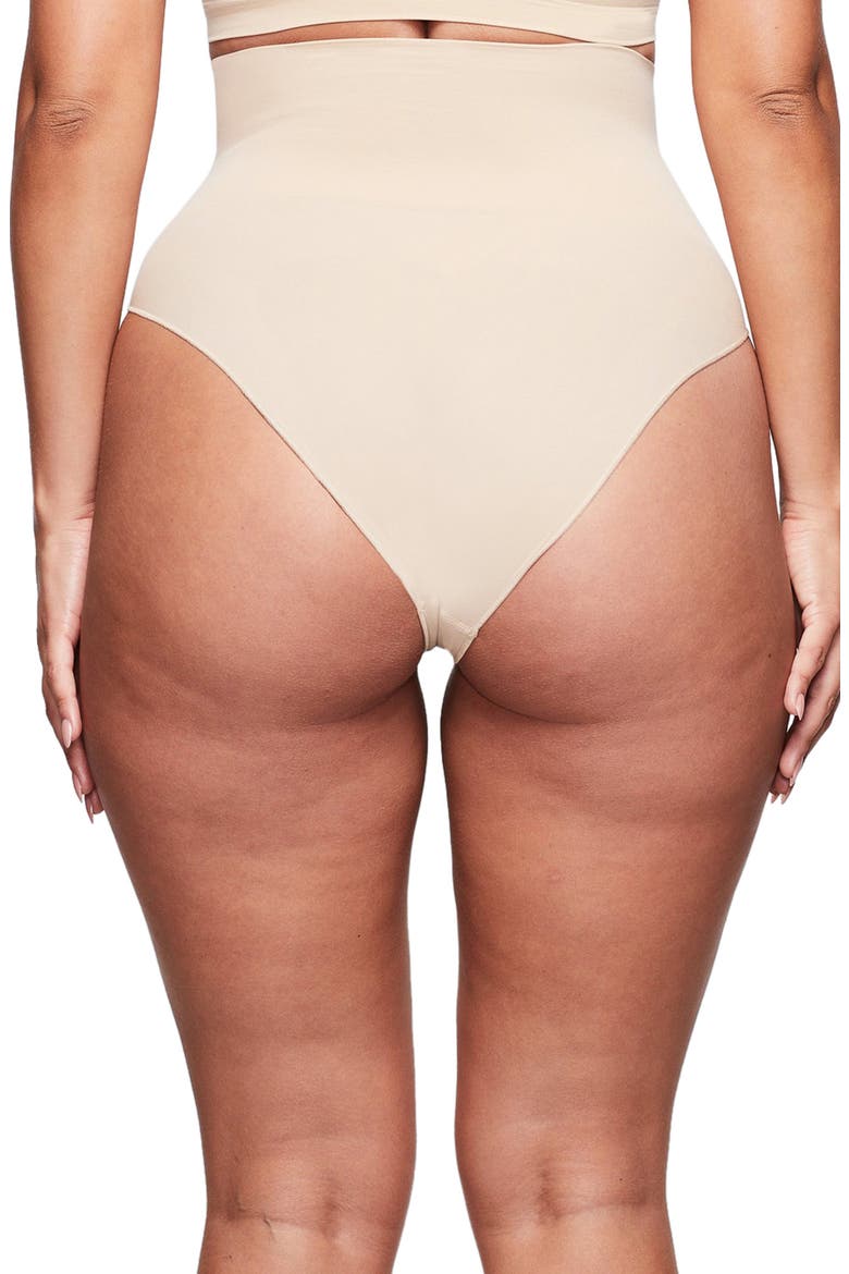 Seamless Sculpt High Waist Briefs, Alternate, color, CLAY