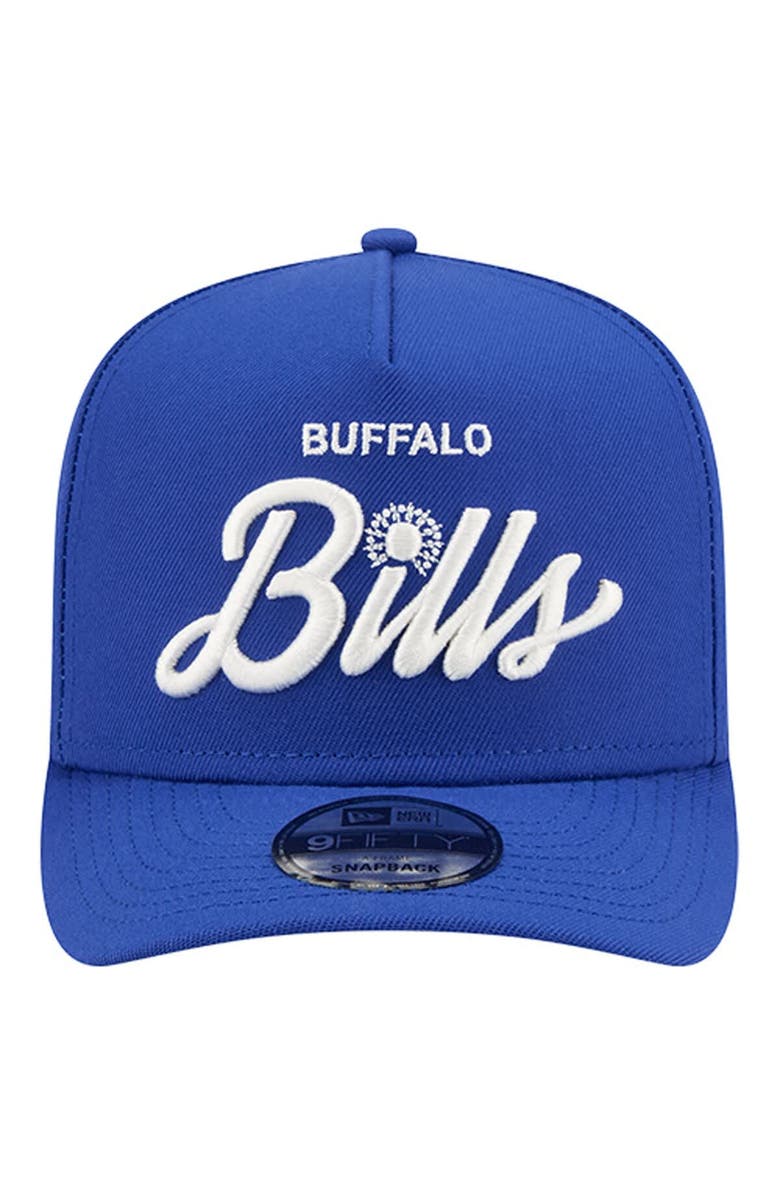 New Era Men's New Era Royal Buffalo Bills Local Play A-Frame 9FIFTY Snapback Hat, Alternate, color, Royal