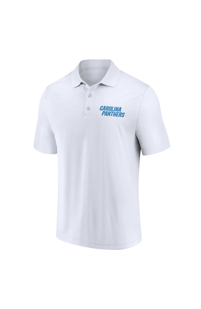 FANATICS Men's Fanatics Branded White/Black Carolina Panthers Lockup Two-Pack Polo Set, Alternate, color, White