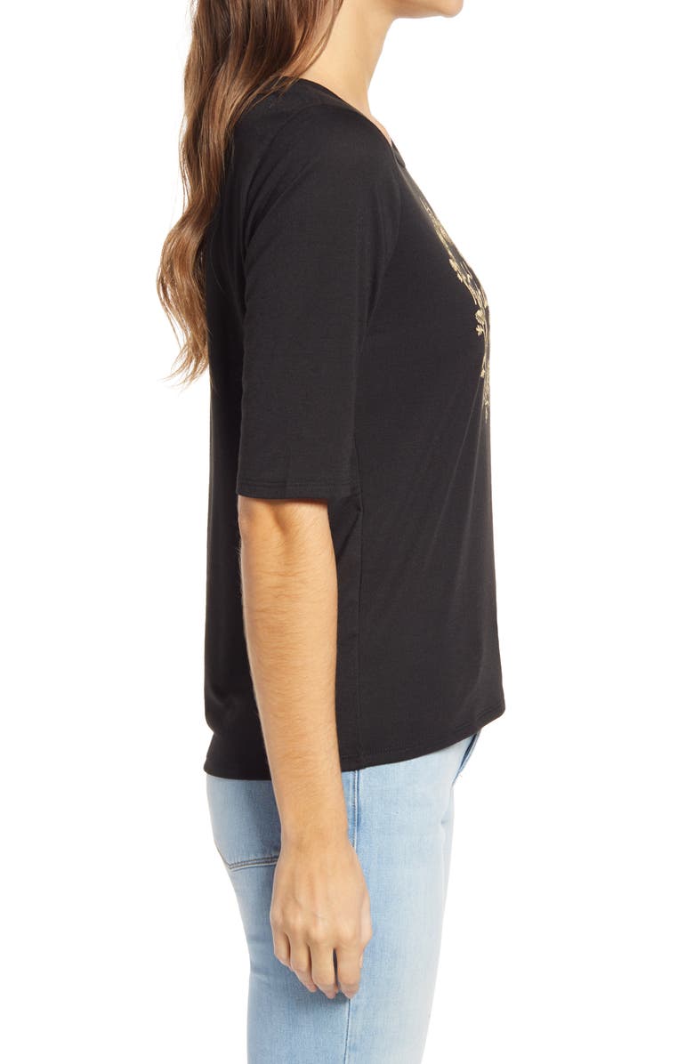 Bobeau Graphic Tee, Alternate, color, 