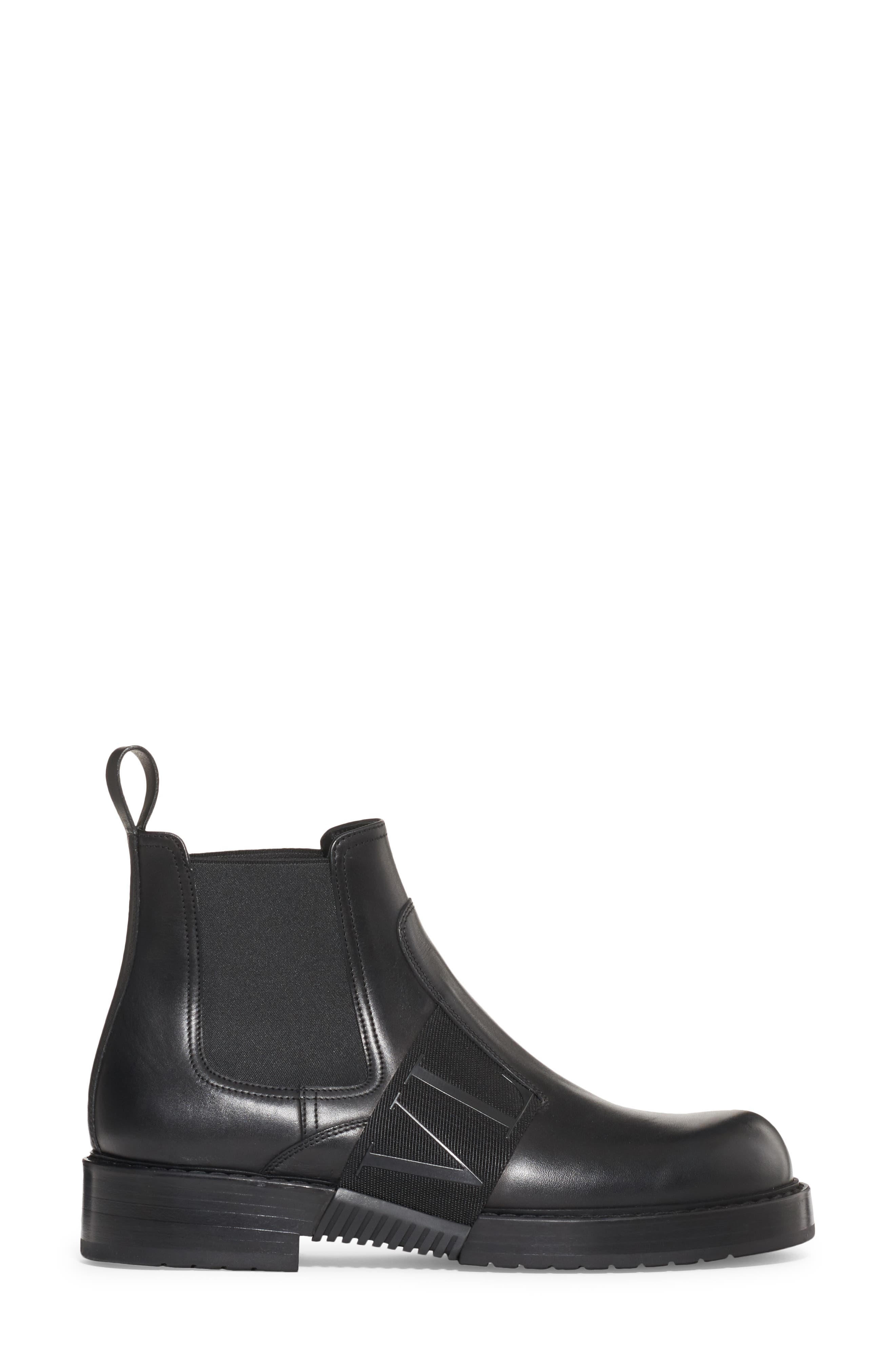 Valentino Garavani VLTN Strap Chelsea Boot, Alternate, color, 