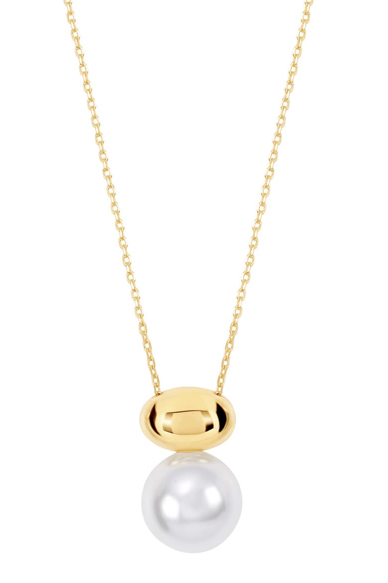 Faux Pearl Pendant Necklace video