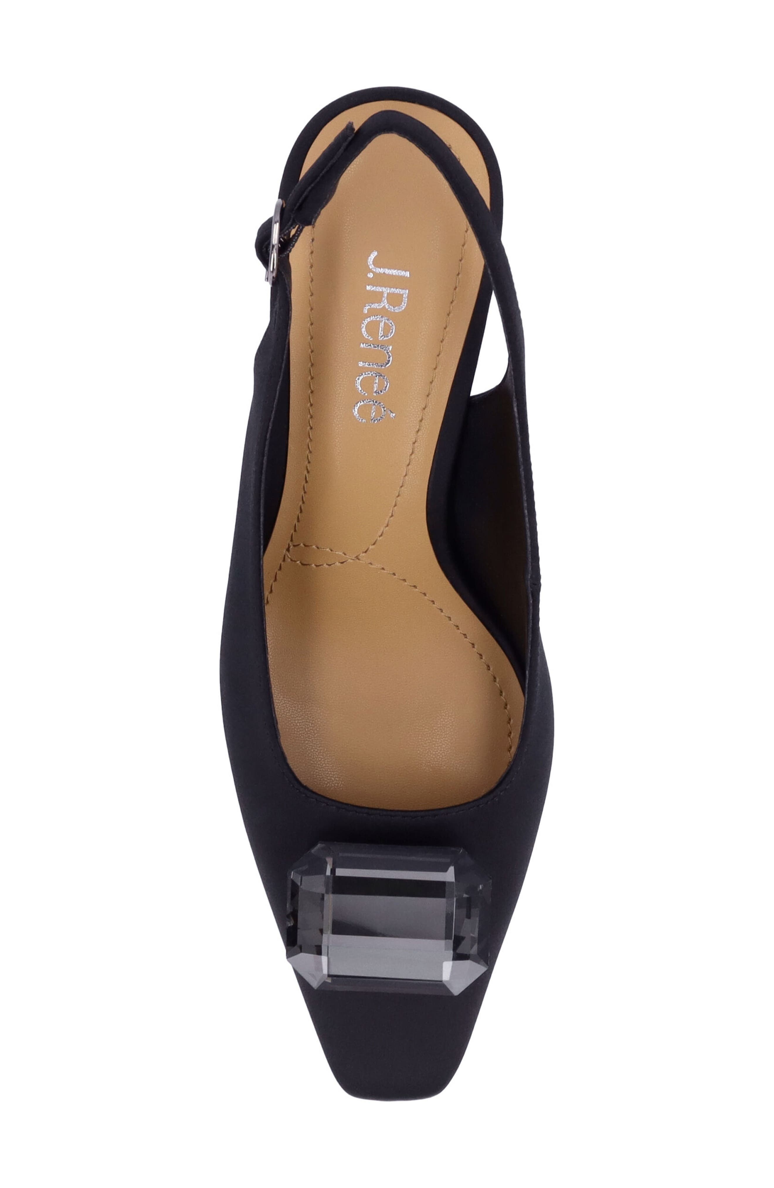 J. Reneé Saskia Slingback Square Toe Pump, Alternate, color, 