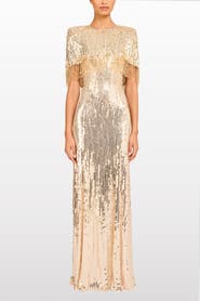 Jenny Packham Blake Sequin-Embellished Maxi Dress