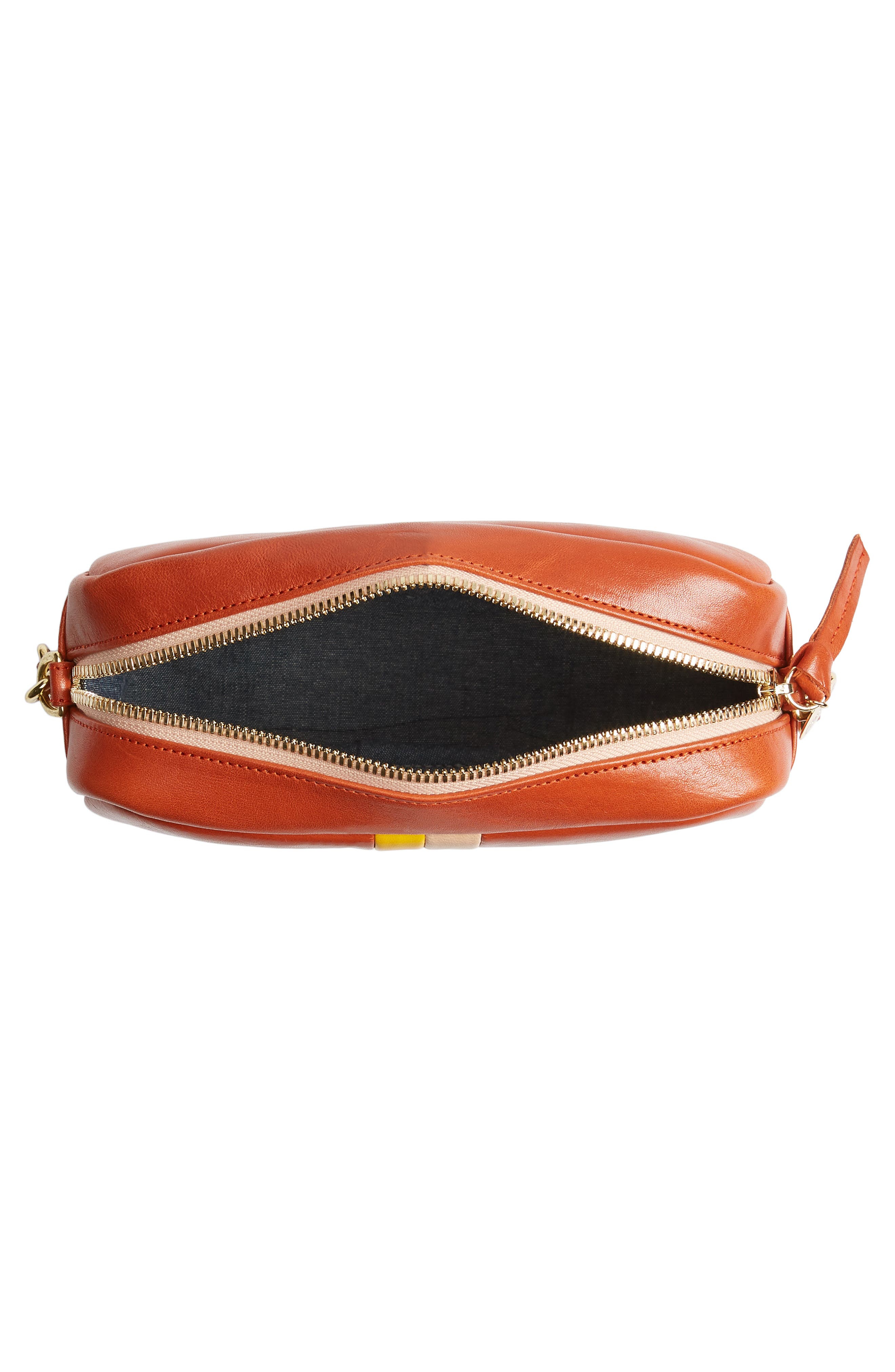 Clare V. Midi Leather Crossbody Bag, Alternate, color, 