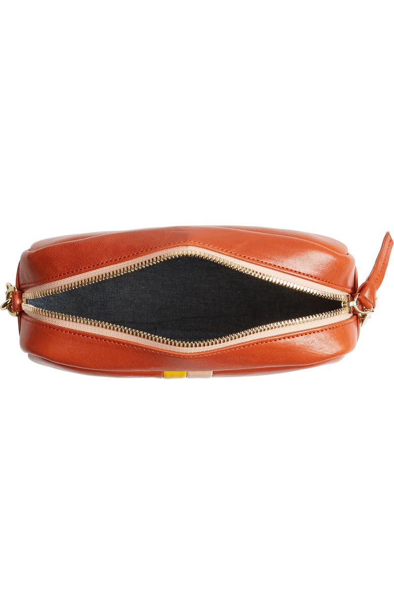Clare V. Midi Leather Crossbody Bag, Alternate, color,