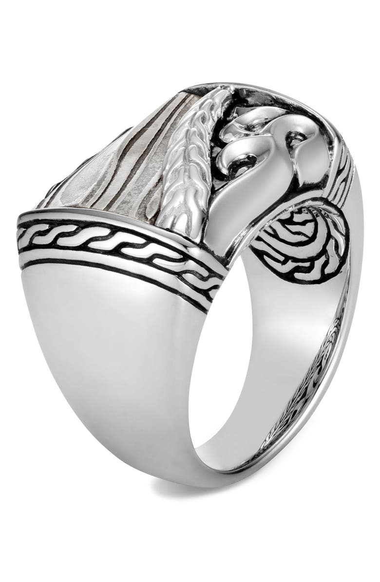 John Hardy Sterling Silver Classic Chain Ring, Alternate, color, 