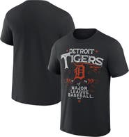 Darius Rucker Collection by Fanatics Men's Darius Rucker Collection by Fanatics  Black Detroit Tigers Beach Splatter T-Shirt