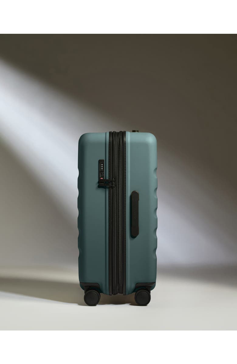 ANTLER Icon Stripe Medium Luggage, Alternate, color, Glade Blue