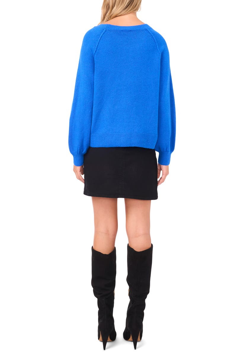 Vince Camuto Raglan Sleeve Sweater, Alternate, color, Bright Blue