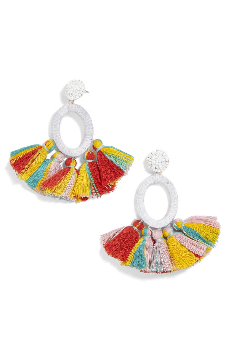 BaubleBar Abacos Tassel Earrings, Main, color,