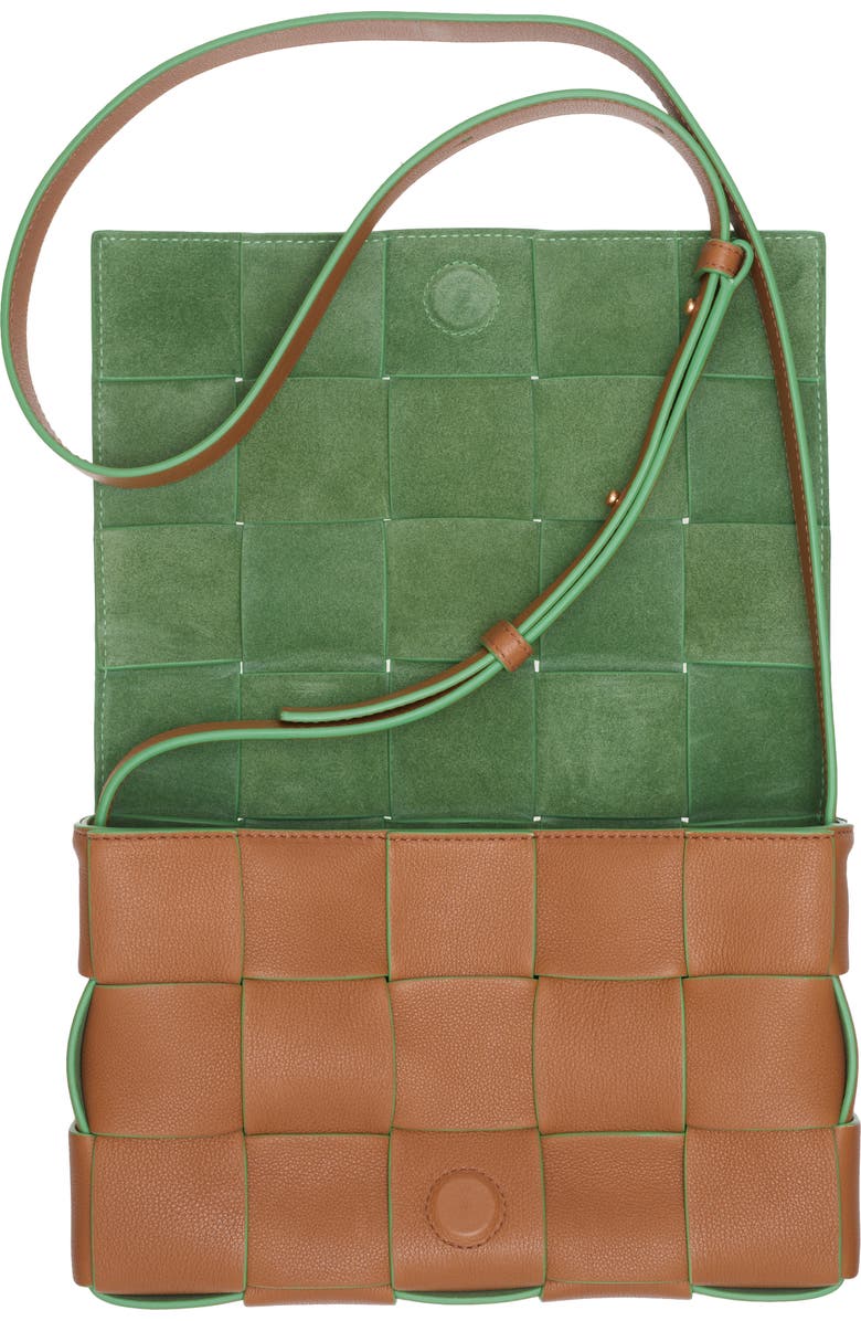 Bottega Veneta Cassette Intrecciato Leather Crossbody Bag, Alternate, color,