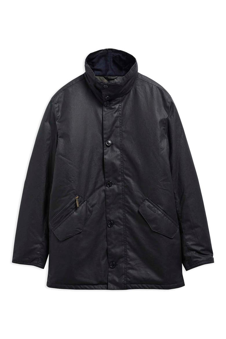 Modern Powell Waxed Cotton Jacket, Alternate, color, NAVY