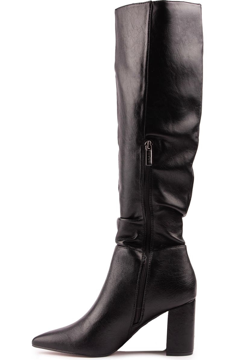 V.GAN LONDON Peach Knee High Boots, Alternate, color, Black