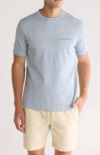 DENIM AND FLOWER Tipped Pocket Short Sleeve T-Shirt