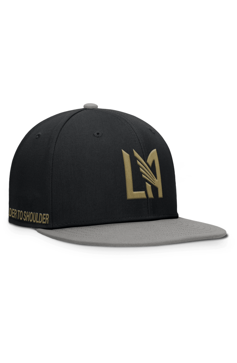 FANATICS Men's Fanatics Black LAFC Sitter Snapback Hat, Main, color, 