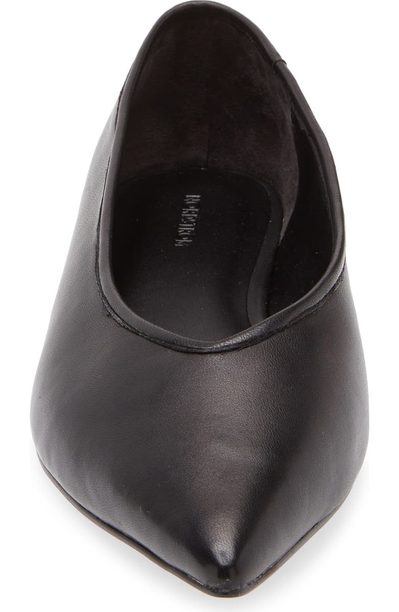 Nordstrom Scarlet Pointed Toe Flat, Alternate, color, Black