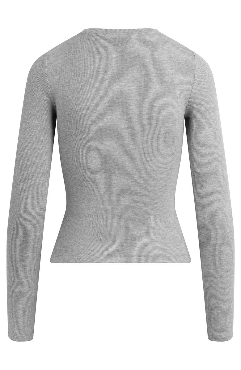 Favorite Daughter The Ribbed Top, Alternate, color, Heather Grey