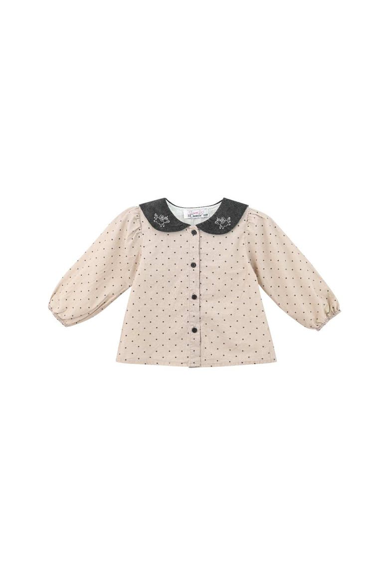 Polka Dot Outfit, Alternate, color, Beige
