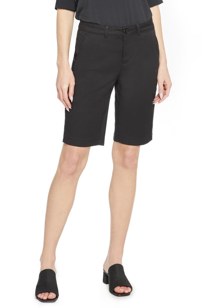Bermuda Shorts, Main, color, BLACK