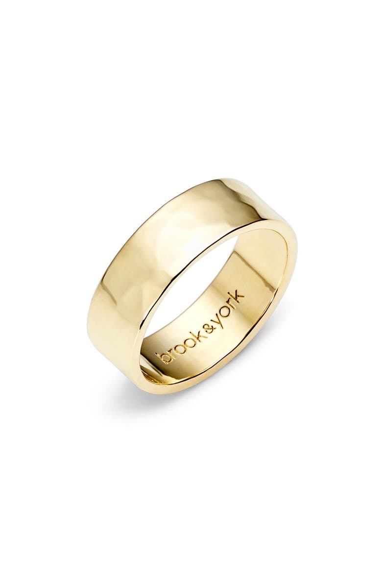Maren Hammered Band, Main, color, GOLD