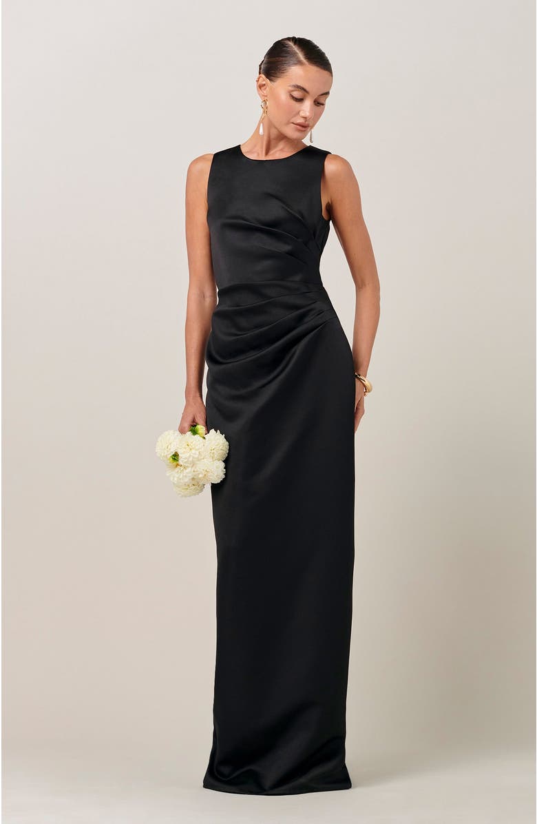 BWLDR Estrella Gown, Alternate, color, Black
