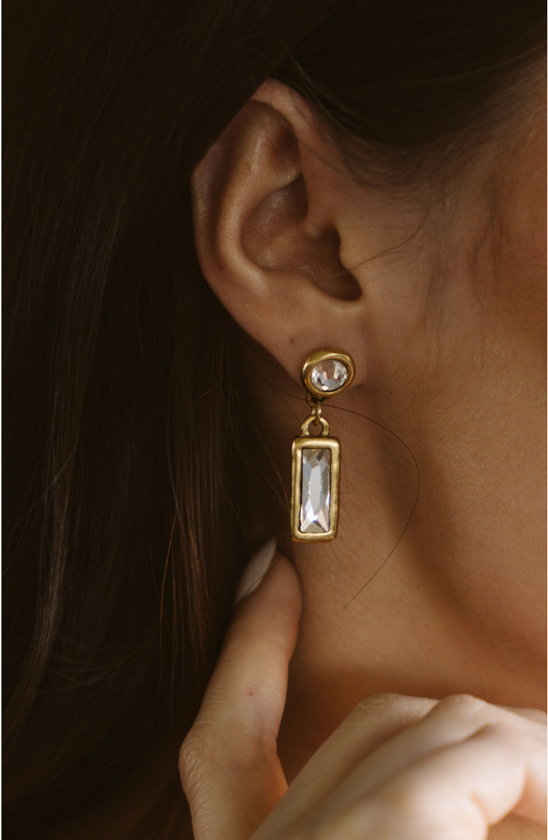 sccollection Daisy Earrings, Alternate, color, Gold