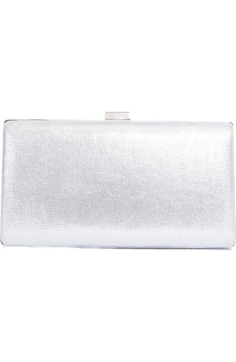 Lauren Lorraine Bouquet Clutch, Alternate, color, Silver