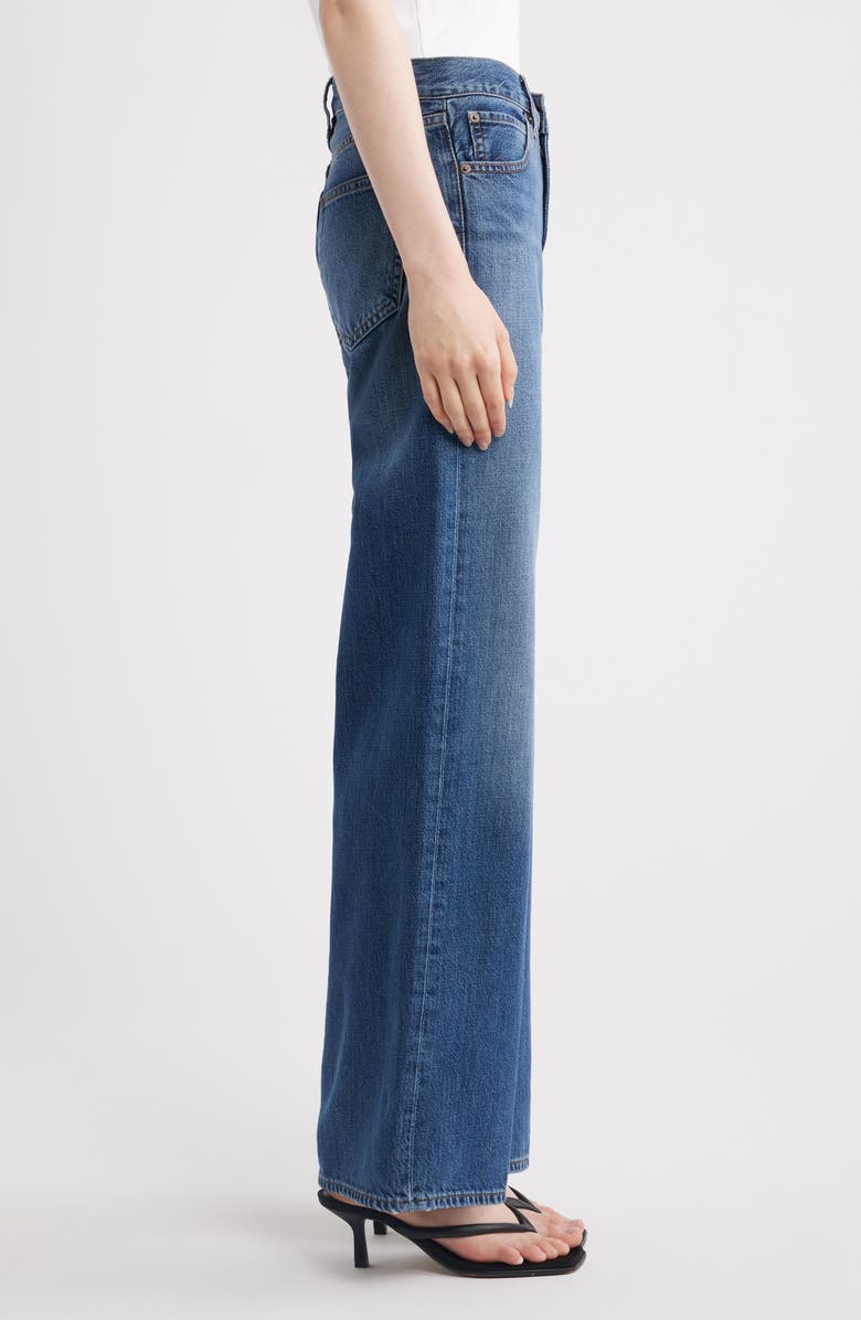 FRAME The Off Duty Stroll Wide Leg Jeans, Alternate, color, Garda