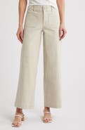 Wit & Wisdom Emma Patch Pocket High Waist Wide Leg Jeans