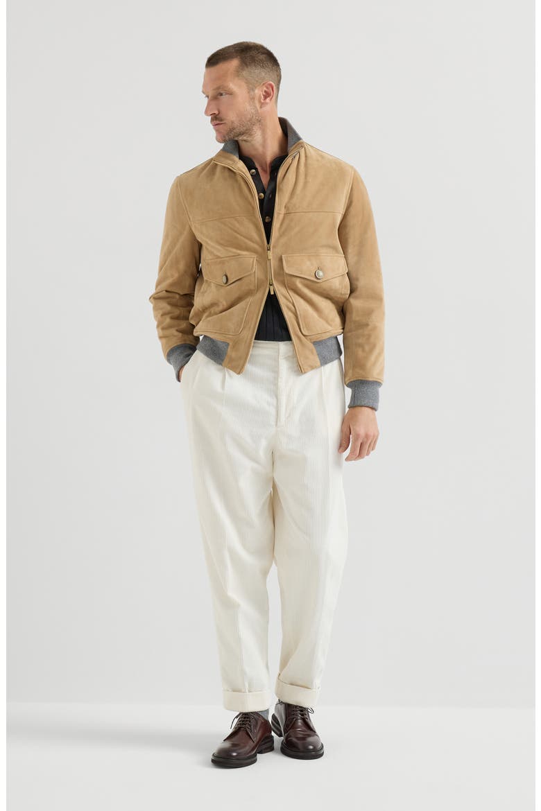 Cashmere and silk ribbed sweater with Henley collar and chest pocket, Alternate, color, Black