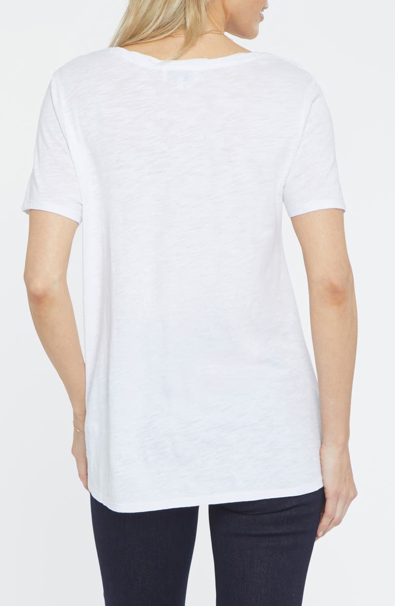 NYDJ Twist V-Neck T-Shirt, Alternate, color, 