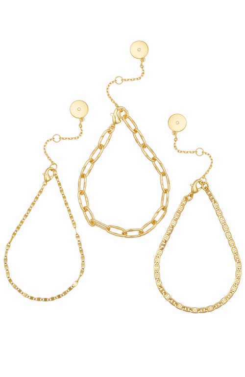 Vince Camuto Stackable Bracelet Set In Gold