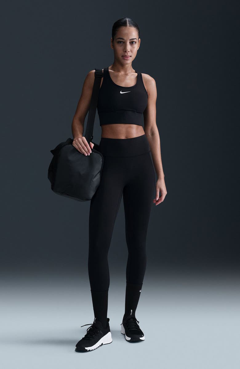 Nike Universa Medium-Support High-Waisted Pocket 7/8 Leggings, Alternate, color, 010 010 Black/Anthracite/Black