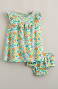 Tucker + Tate Ruffle Yoke Cotton Dress with Bloomers