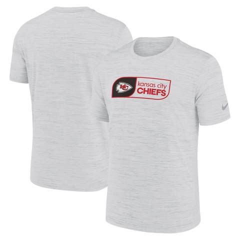 Men's Nike White Kansas City Chiefs Velocity Jock Tag Performance T-Shirt