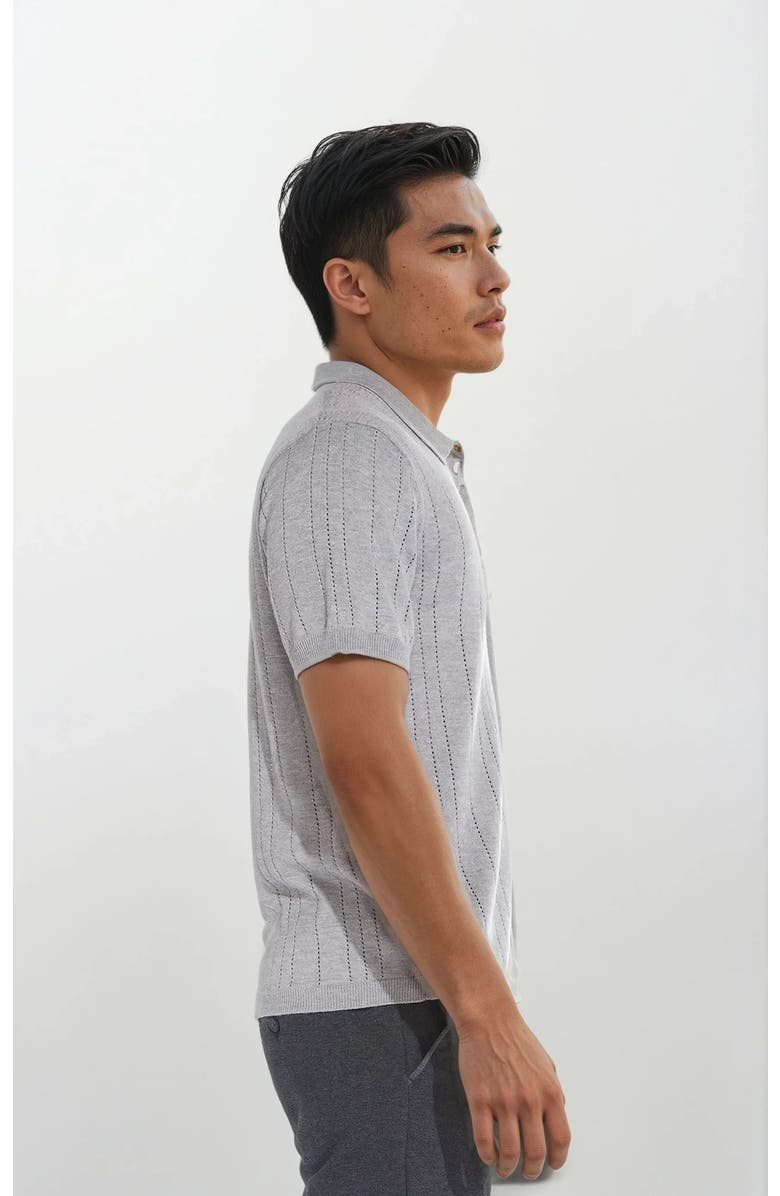 Ledger & Ford Coronado Knit Shirt, Alternate, color, Grey