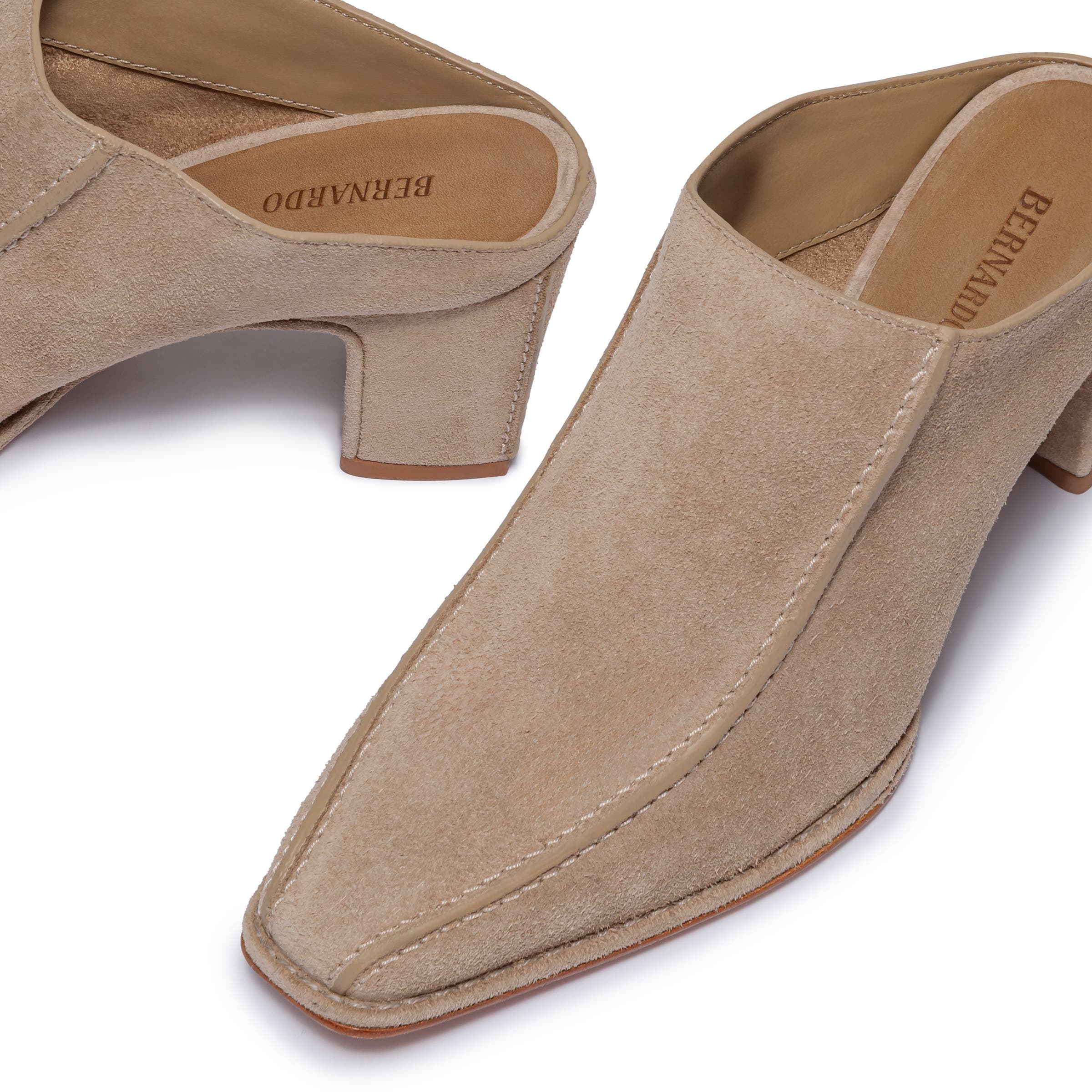 Brynn Heeled Mule, Alternate, color, SANDSTONE
