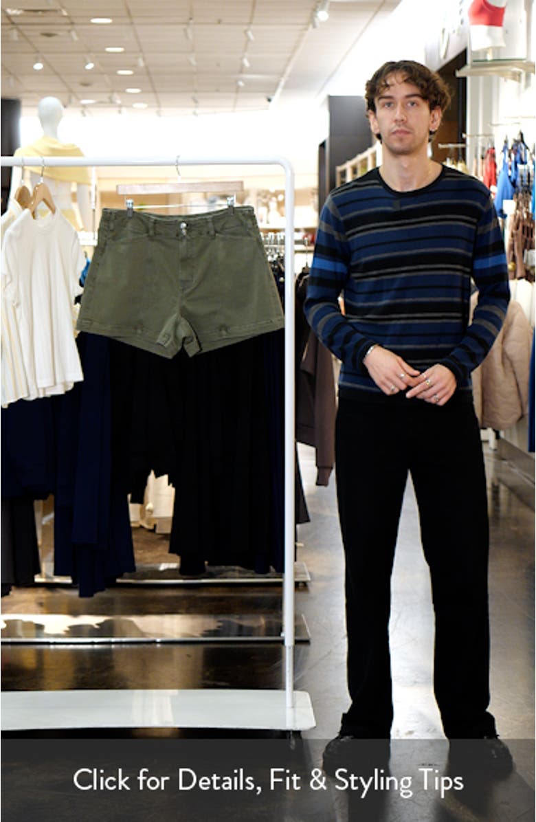 Olivia Denim Utility Shorts, sales video thumbnail