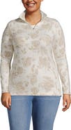 Lands' End Anyweather Fleece Quarter Zip Pullover
