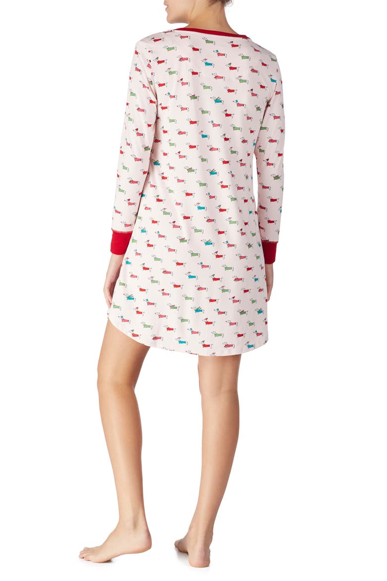 sleep shirt & eye mask, Alternate, color, DACHSHUNDS